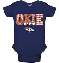 Load image into Gallery viewer, Okie dokie Denver Broncos fan shirt