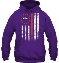 Load image into Gallery viewer, Denver Broncos american flag star shirt