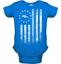 Load image into Gallery viewer, Denver Broncos american flag stars shirt
