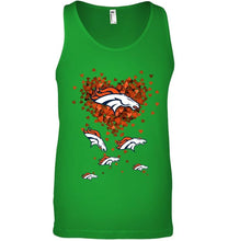 Load image into Gallery viewer, Denver Broncos tiny hearts shape shirt