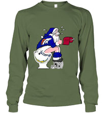 Load image into Gallery viewer, Santa Denver Broncos Toilet shirt