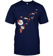 Load image into Gallery viewer, Denver Broncos daisy butterfly fan shirt