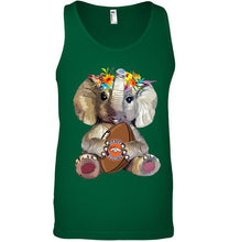 Load image into Gallery viewer, Elephant loves Denver Broncos shirt