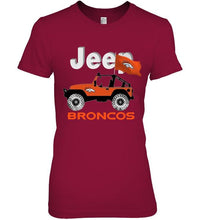 Load image into Gallery viewer, Jeep Denver Broncos fan hoodie