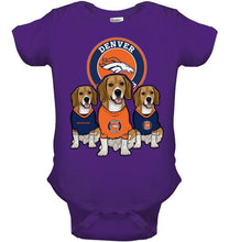 Load image into Gallery viewer, Denver Broncos Beagles fan shirt