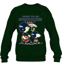 Load image into Gallery viewer, Here we go Denver Broncos snoopy shirt
