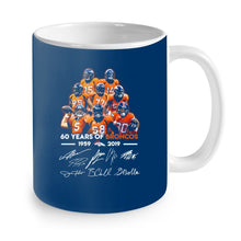 Load image into Gallery viewer, 60 years of denver broncos signed
