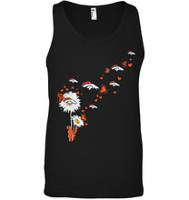 Load image into Gallery viewer, Denver Broncos daisy butterfly fan shirt