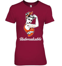 Load image into Gallery viewer, Go Denver Broncos unbreakable girl shirt