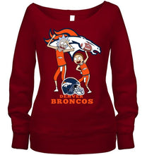 Load image into Gallery viewer, Denver Broncos Rick and morty fan shirt