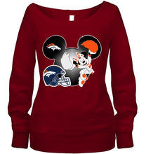 Load image into Gallery viewer, Denver Broncos Minnie cheerleader shirt