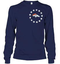 Load image into Gallery viewer, Denver Broncos american star flag shirt