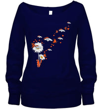 Load image into Gallery viewer, Denver Broncos daisy butterfly fan shirt