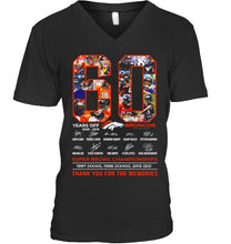 Load image into Gallery viewer, 60 years of Denver Broncos thank you for the memories shirt