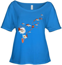 Load image into Gallery viewer, Denver Broncos daisy butterfly fan shirt