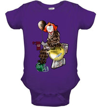 Load image into Gallery viewer, IT Western Michigan Broncos in toilet halloween hoodie