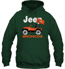 Load image into Gallery viewer, Jeep Denver Broncos fan hoodie