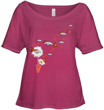 Load image into Gallery viewer, Denver Broncos daisy butterfly fan shirt