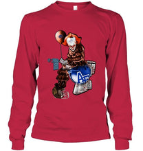 Load image into Gallery viewer, IT Boise State Broncos in toilet halloween hoodie