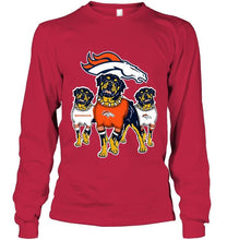 Load image into Gallery viewer, Denver Broncos Rottweilers fan shirt