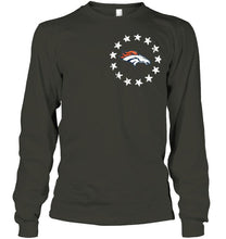 Load image into Gallery viewer, Denver Broncos american star flag shirt