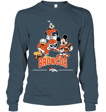 Load image into Gallery viewer, Denver Broncos mickey donald goofy fan shirt