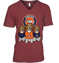 Load image into Gallery viewer, Denver Broncos Beagles fan shirt