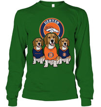 Load image into Gallery viewer, Denver Broncos Beagles fan shirt