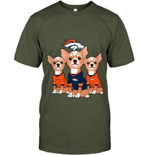 Load image into Gallery viewer, Denver Broncos Chihuahuas fan shirt