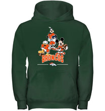 Load image into Gallery viewer, Denver Broncos mickey donald goofy fan shirt