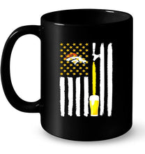 Load image into Gallery viewer, Denver Broncos Beer american flag shirt