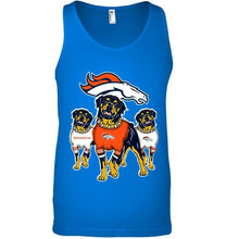 Load image into Gallery viewer, Denver Broncos Rottweilers fan shirt