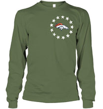 Load image into Gallery viewer, Denver Broncos american star flag shirt
