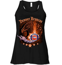 Load image into Gallery viewer, denver broncos eagle american flag shirt