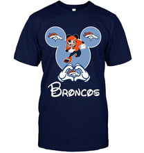 Load image into Gallery viewer, Denver Broncos Mickey shirt