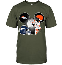 Load image into Gallery viewer, Denver Broncos Minnie cheerleader shirt