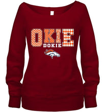 Load image into Gallery viewer, Okie dokie Denver Broncos fan shirt