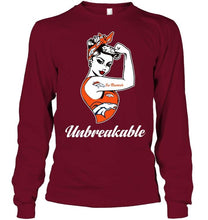 Load image into Gallery viewer, Go Denver Broncos unbreakable girl shirt
