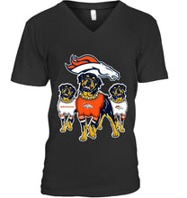 Load image into Gallery viewer, Denver Broncos Rottweilers fan shirt