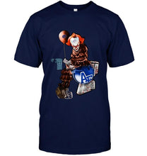 Load image into Gallery viewer, IT Boise State Broncos in toilet halloween hoodie