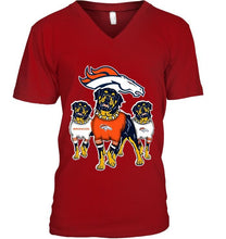 Load image into Gallery viewer, Denver Broncos Rottweilers fan shirt