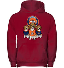 Load image into Gallery viewer, Denver Broncos Beagles fan shirt