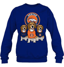 Load image into Gallery viewer, Denver Broncos Beagles fan shirt