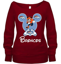 Load image into Gallery viewer, Denver Broncos Mickey shirt