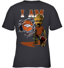 Load image into Gallery viewer, I am Denver Broncos groot shirt