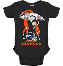 Load image into Gallery viewer, Denver Broncos Rick and morty fan shirt