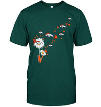 Load image into Gallery viewer, Denver Broncos daisy butterfly fan shirt