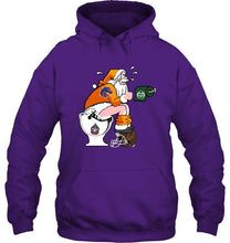 Load image into Gallery viewer, Santa Boise State Broncos in bathroom shirt