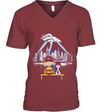 Load image into Gallery viewer, snoopy watch Denver Broncos city shirt