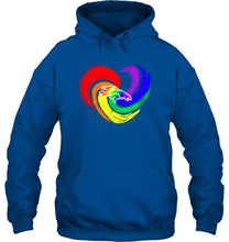 Load image into Gallery viewer, Denver Broncos lgbt tornado heart shirt